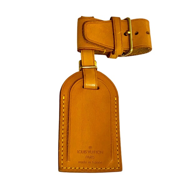 Louis Vuitton Vachetta Leather Luggage Tag Small Pristine condition - Picture 2 of 4